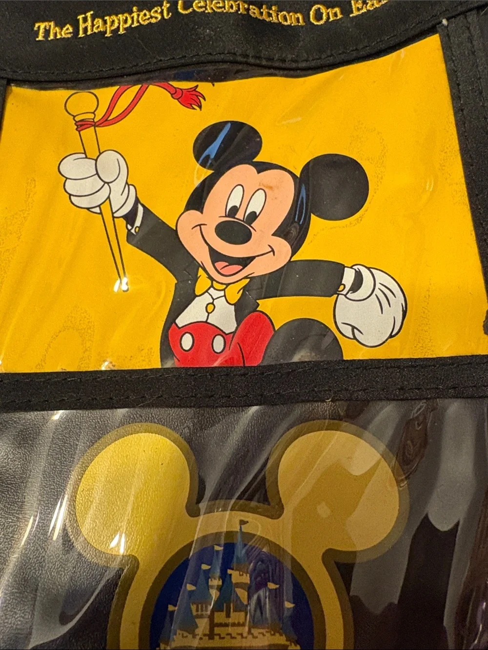 Disney Messenger Bag with Black, Yellow, Red, Blue & White Panels